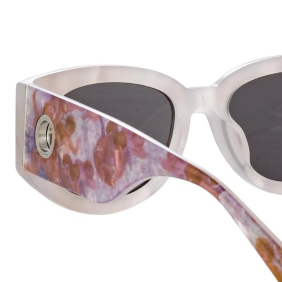 LINDA FARROW Sara Shakeel Debbie D Frame | Mercari LINDA FARROW Sara Shakeel Debbie D Frame Marbled Acetate Sunglasses
